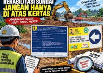 Material Tanggul Way Katibung Dipertanyakan, ISC Desak Uji Teknis